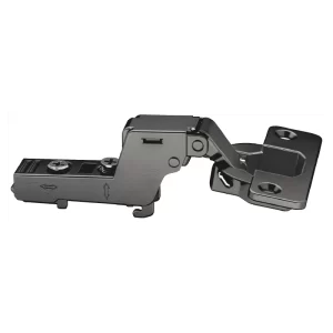 Con o sin amortiguación integrada Ámbito de aplicación Para montajes estándar Tipo de acodamiento Superacodado Material Acero Ángulo de apertura 110° Profundidad de taladro cazoleta 12,00 mm Diámetro de taladro para cazoleta 35,00 mm Ajuste angular Regulación de la altura ±2 mm (mediante placa de montaje) Montaje de la contrachapa Fijación de la puerta en el cuerpo con técnica de montaje rápido SM