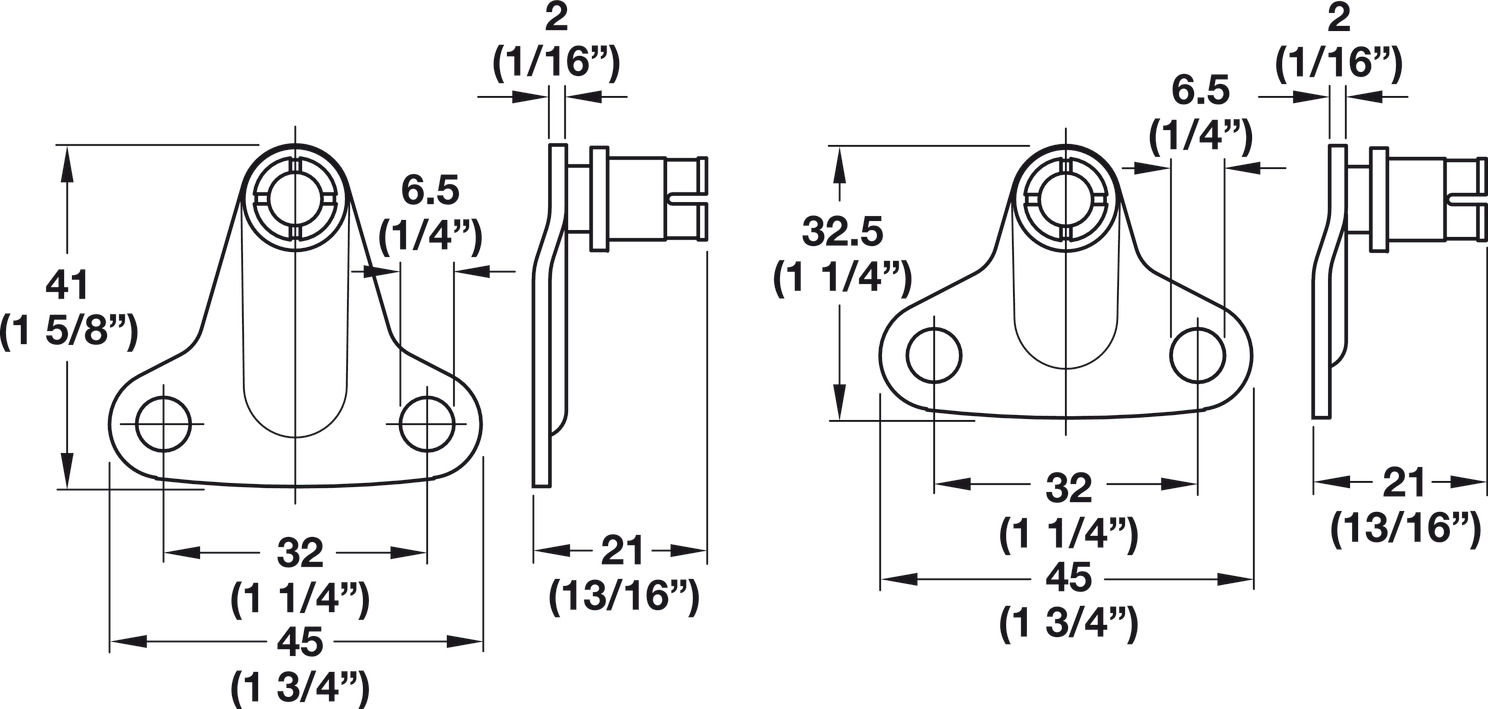 PLACA FIJACION PUERTA TORNILLO EURO BLANCO - Imagen 4