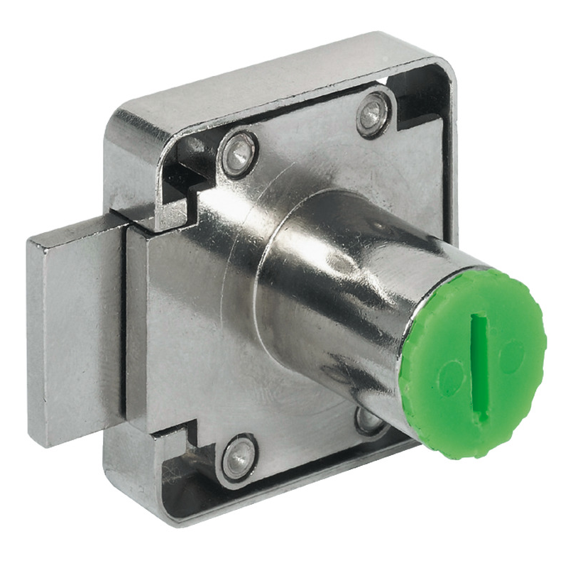 Información sobre el artículo Material Fundición de zinc a presión Color/Superficie Niquelado Ejecución Recorrido de palanca largo Parte posterior 25,00 mm Ámbito de aplicación Para núcleos de bombillo que se aplican por delante a cargo del cliente Para la combinación con núcleo intercambiable Symo Preparado para Bombillo redondo Diámetro de bombillo 18,00 mm Medida de la exclusión de la palanca 22,50 mm Montaje de la contrachapa Izquierda Montaje Izquierda