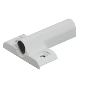 Placa adaptadora en cruz, para amortiguador para puerta, con ayuda para posicionamiento plástico