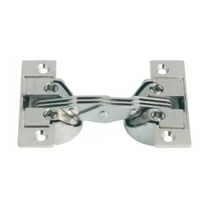 Bisagra para puertas abatibles a inglete, Häfele GS 45, 95°, para puertas elevables de madera Para atornillar, niquelado, fundición de zinc/acero