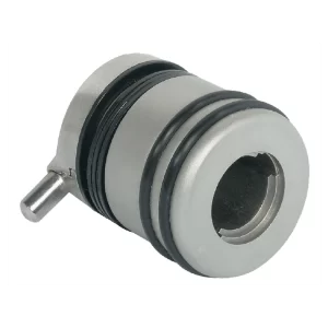 Cerradura puerta giratoria cristal Häfele Symo EC niquelado mate 4-6mm. Fundición zinc, núcleo intercambiable, cierre izquierda. Incluye arandelas goma protección. Ideal cajones y vitrinas cristal.