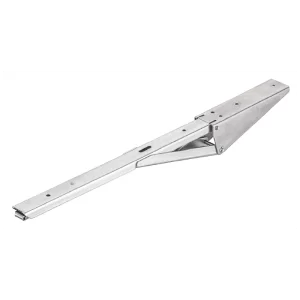 Consola, Para extensión de mesa, abatible, capacidad de carga 30 kg por par Acero, medida (A x B x C): 280 x 130 x 30 mm, cromado amarillo