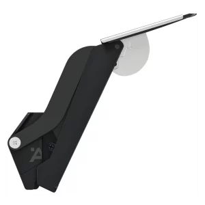 Herraje para puertas elevables, Häfele Free space 1.11 Para aplicaciones estándar con tirador, para puertas de madera de una pieza o con marco de aluminio (19-21 mm o desde ancho 45 mm), modelo C, negro