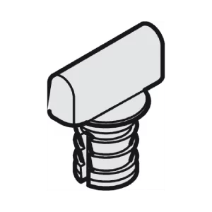 Guía para Embutir a Presión Slido Classic IF - Negro/Gris - Plástico. Componente de guiado inferior para sistemas de puertas correderas. Instalación rápida por presión sin herramientas. Deslizamiento suave y silencioso. Disponible en color negro o gris. Ideal para armarios con sistema Classic IF.