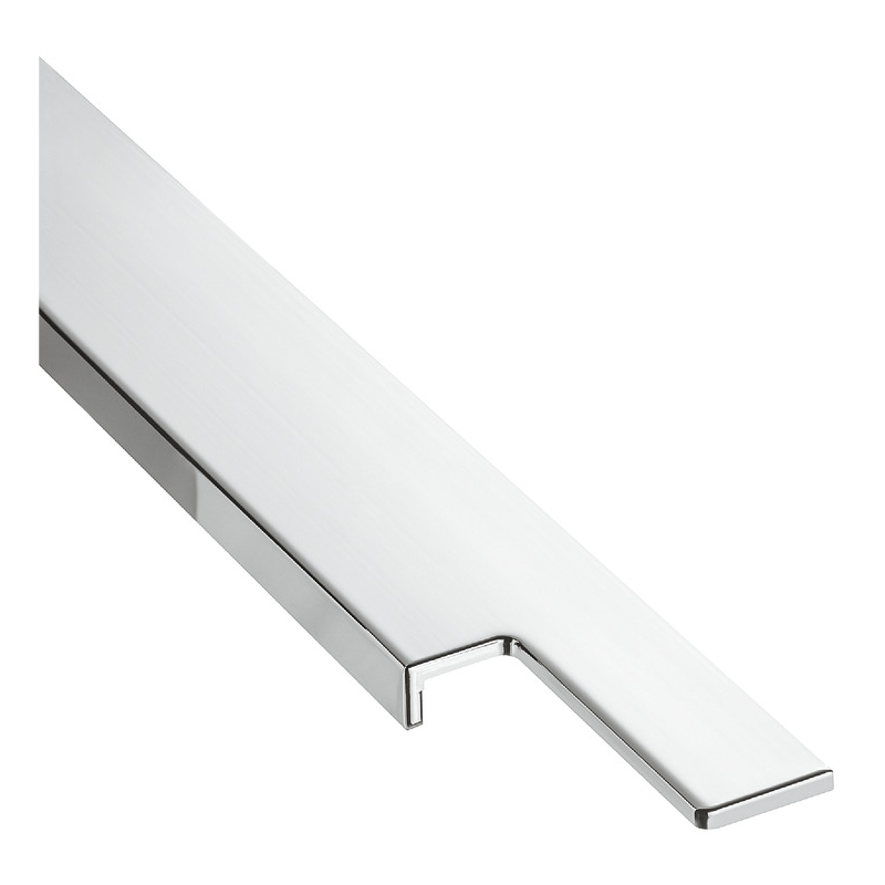 Información sobre el artículo Si combina perfiles tiradores de dimensiones estándar con perfiles tiradores personalizados Service+ en un mueble, pida también las dimensiones estándar como servicio personalizado Service+. Esto garantiza un aspecto uniforme de las superficies. Profundidad 37,00 mm Ancho 10,00 mm Grosor de perfil 3,00 mm Material Aluminio Atributos de información adicional En las longitudes 300–1200 mm, la nervadura de arpón está entallada lateralmente 10 mm. Lápiz para retocar color acero inoxidable 007.33.060 Lápiz para retocar negro 007.33.061