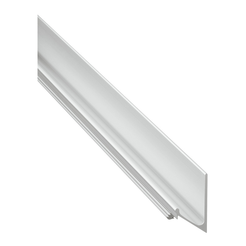 LISTON TIRADOR ALUMINIO PLATEADO 2500MM ALTURA 38 MM