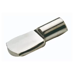 Información sobre el artículo Ámbito de aplicación Para estantes de madera Montaje de la contrachapa Para embutir Para diámetro de taladro 5,00 mm Tamaño de soporte 0,00 mm Longitud de clavija 8,00 mm Ejecución Capacidad de carga 80 kg (según DIN EN 1727:1998-06) Material Acero Capacidad de carga con 4 soportes de estante 80,00 kg Nota sobre la capacidad de carga Capacidad de carga recomendada