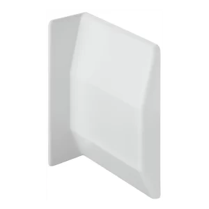 Tapa embellecedora, para colgador del armario inferior blanco, montaje: derecha