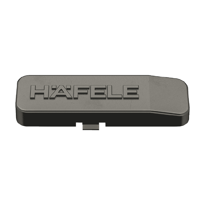Tapa embellecedora, para Häfele Metalla SM Kombi/Metalla SM/A Para montaje angular, negro
