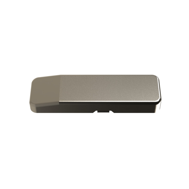 Tapa brazo bisagra, Häfele Metalla 310 SM recta, sin logo Acabado niquelado para brazo bisagra recta, sin logotipo