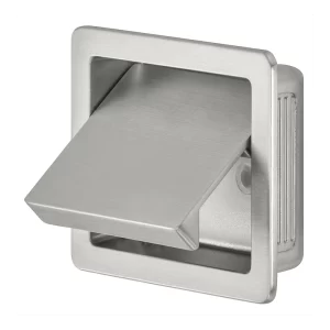 TIRADOR CONCHA CON ALETA EN ZINC NIQUELADO