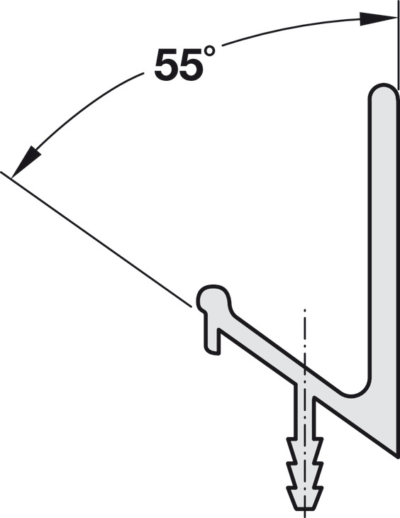 LISTON TIRADOR ALUMINIO PLATEADO 2500MM ALTURA 38 MM - Imagen 6