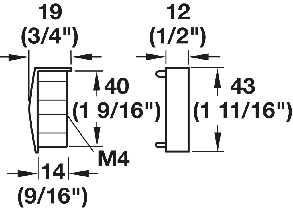 TAPA EMBELLECEDORA 43/19MM - Imagen 5