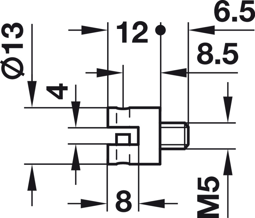 PIEZA DE CONEXIÓN LATON M5 - Imagen 4