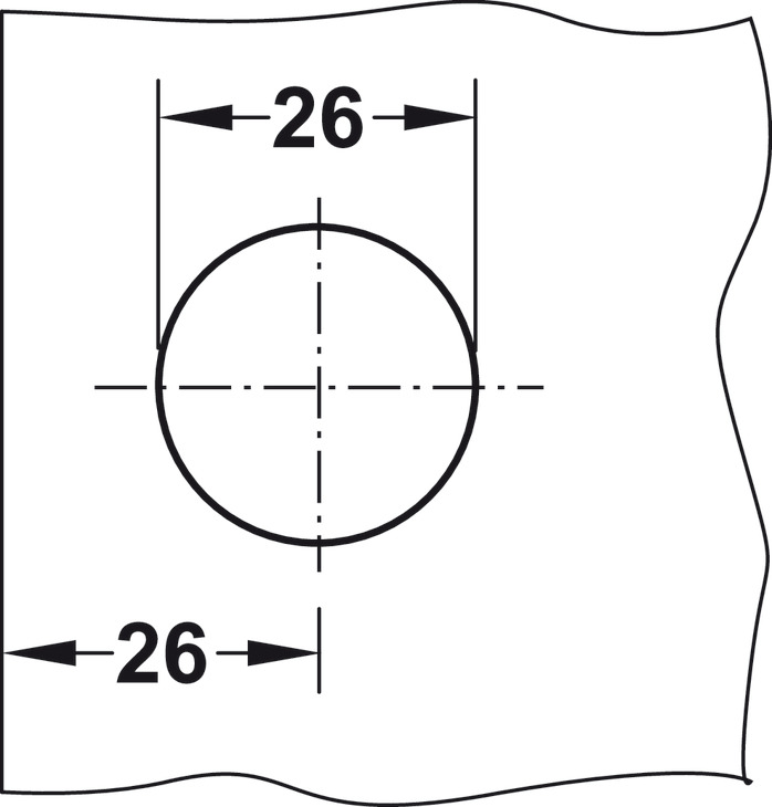 CERRADURA PUERTA GIRATORIA CRISTAL NIQUELADA MATE 4-6mm - Imagen 3