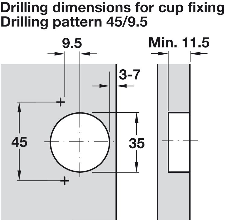 BISAGRA PARCHE METALLA SM KOMBI 110° CON AMORTIGUACIÓN - Imagen 12