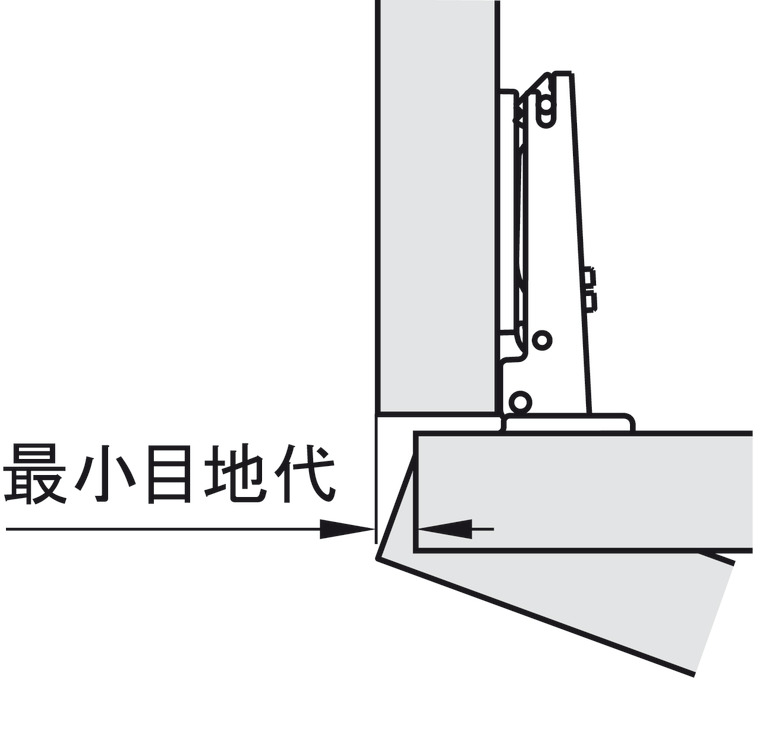 BISAGRA PARCHE METALLA SM KOMBI 110° CON AMORTIGUACIÓN - Imagen 10