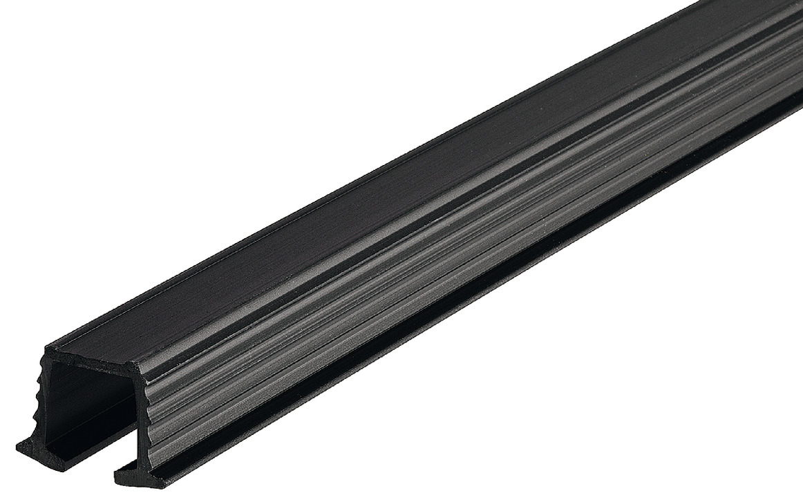 CARRIL DESLIZAMIENTO SENCILLO SUPERIOR NEGRO 2000mm - Imagen 6