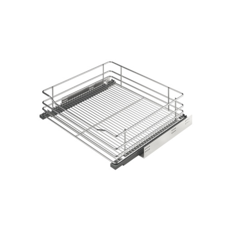 SISTEMA EXTRAÍBLE INTERIOR HÄFELE PARA ARMARIOS INFERIORES – CANASTA CON FRESADO PARA TIRADOR