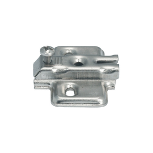 Placa de montaje cruciforme Häfele Metallamat A – ajuste por ranura (niquelado)