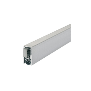 BURLETE PUERTA ALUMINIO NATURAL SILICONADO GRIS 1083 MM CORTA FUEGO