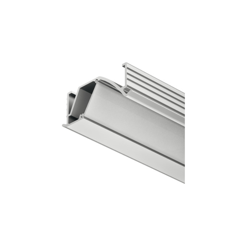 PERFIL EMBUTIDO ANGULAR LOOX 1193 DIFUSOR ÓPALO 2500MM
