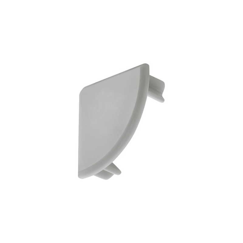 TAPA FINAL PERFIL LOOX 2195 COLOR PLATA