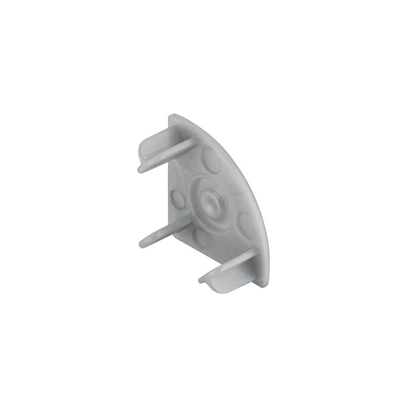TAPA FINAL PERFIL LOOX 2195 COLOR PLATA - Imagen 2