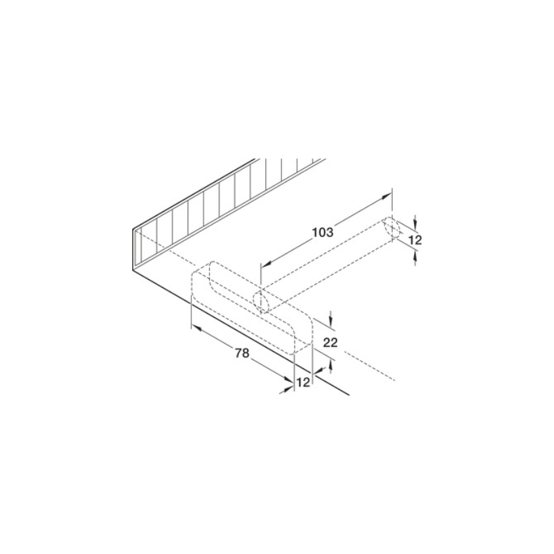 SOPORTE OCULTO PARA ESTANTES CON AJUSTE MULTIDIRECCIONAL - Imagen 3