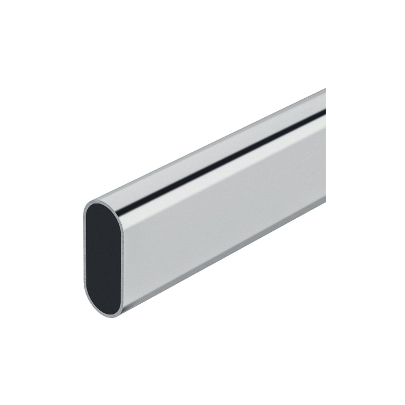 TUBO OVALADO PARA GABINETE 30 x 15 MM EN ACERO SOLDADO